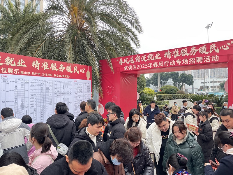 “百米小巷”人潮涌動(dòng)！瑞方人力助力2025年武侯區(qū)春風(fēng)行動(dòng)專場招聘會(huì)“開門紅” 第6張